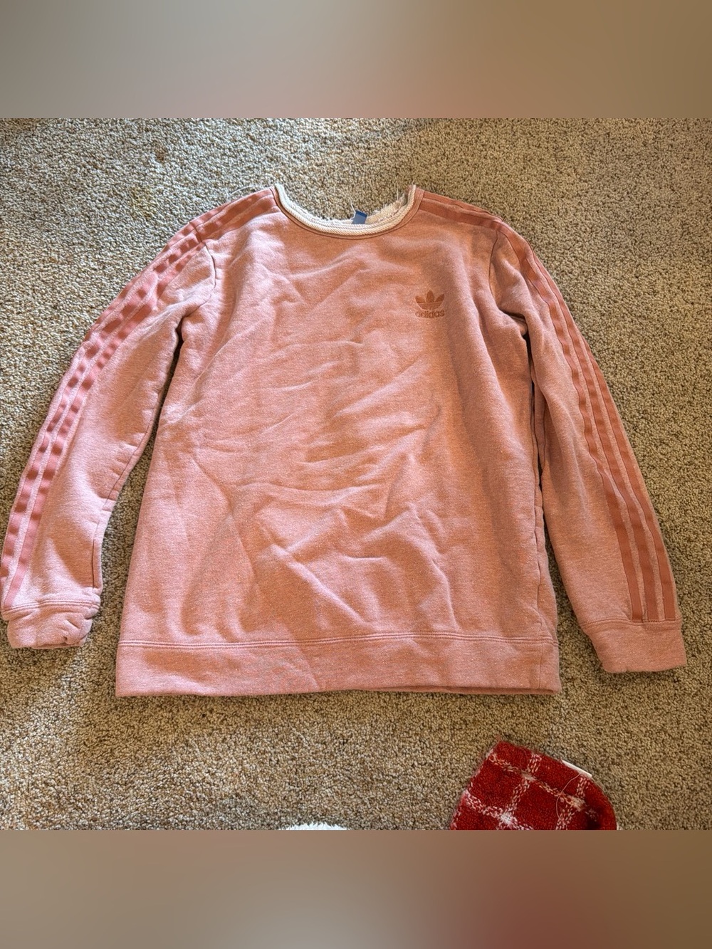 adidas Dusty Pink Crewneck Sweatshirt